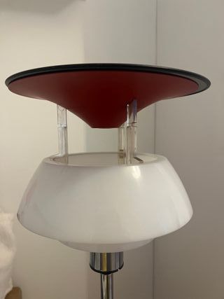Lámpara Pie PH Louis Poulsen Roja/Blanca