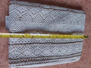 Bolso de mano Vidal & Vidal beige ganchillo