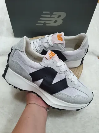 Zapatillas New Balance 36 Gris Blanco