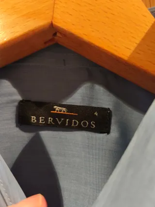 Camisa azul caballero BERVIDOS