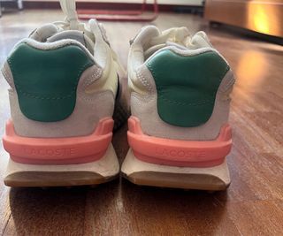 Zapatillas Lacoste Talla 37 Beige y Rosa