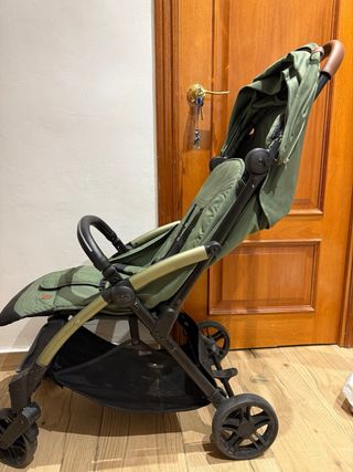 Carrito de bebé plegable verde