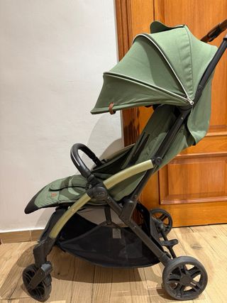 Carrito de bebé plegable verde