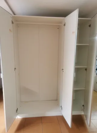 Armario 3 puertas blanco