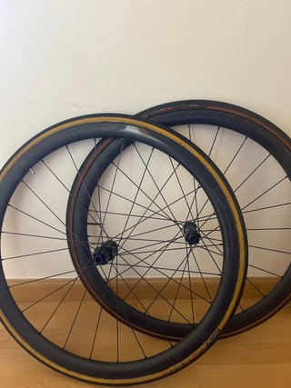 Black Inc ruedas tubular carbono