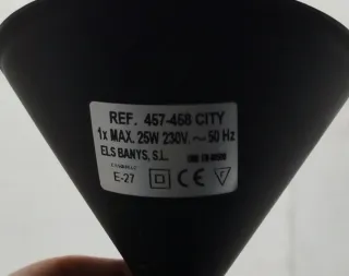 Lámpara de techo de aluminio 25 cm