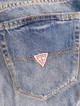 Pantalón corto vaquero Guess azul