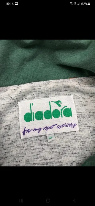 Giacca a vento Diadora vintage uomo XL