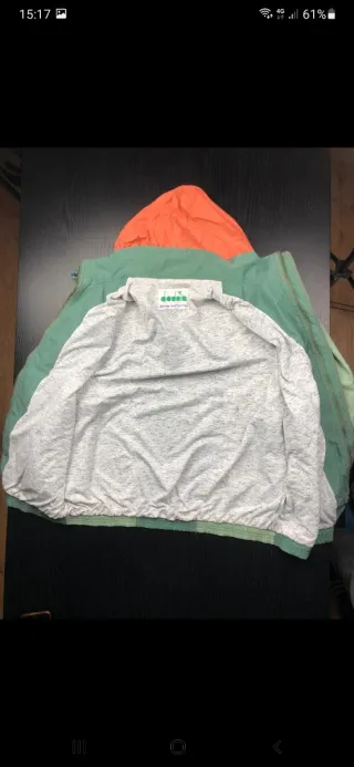 Giacca a vento Diadora vintage uomo XL