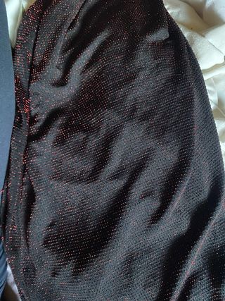 Vestido negro con brillos