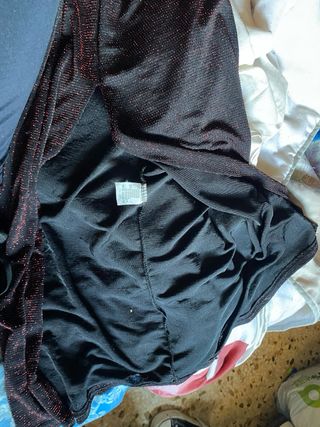 Vestido negro con brillos