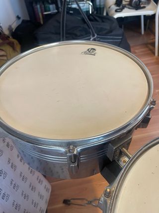 Timbales LP Aspire con soporte y cowbell