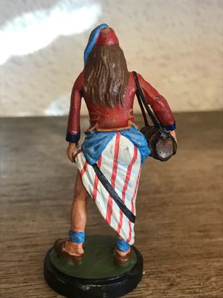 Figura plomo cantinera barril