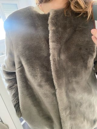 Abrigo pelo gris - Soaked