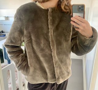 Abrigo pelo gris - Soaked