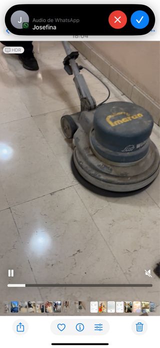 Pulidora de mármol y terrazo