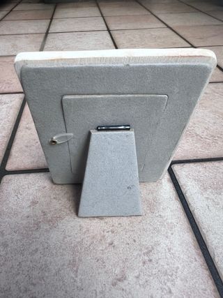 Cornice porta foto angelo con colomba