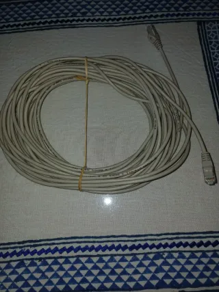 Cable de Red Ethernet Cat 5e Gris