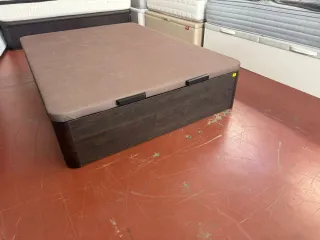 Colchón Visco + Canapé Madera Wengue 135x190