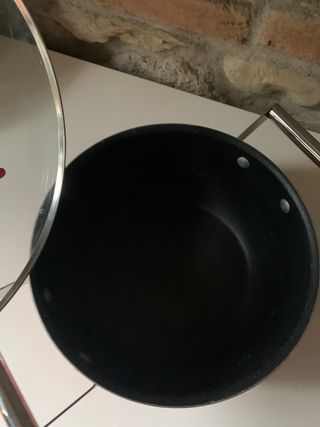 Pentola Smeg Rossa con coperchio trasparente