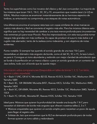 Boquilla Trompeta Lotus 2L Dorada