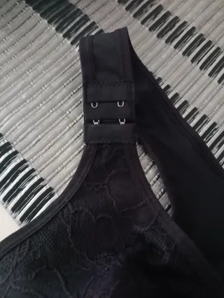 Sujetador Cierre Delantero Lactancia Negro