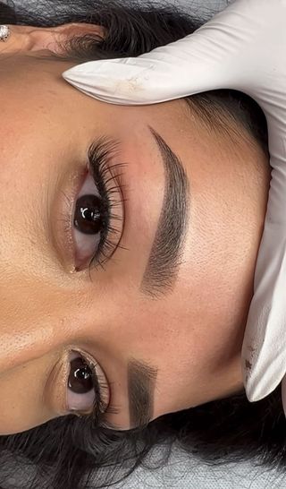 cejas Microblading Micropigmentacion efecto polvo