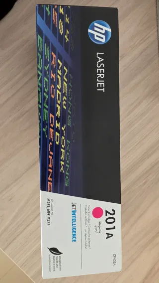 Tóner HP 201A Magenta CF403A y Amarillo