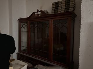 Vitrina Clásica Estilo Inglés Madera