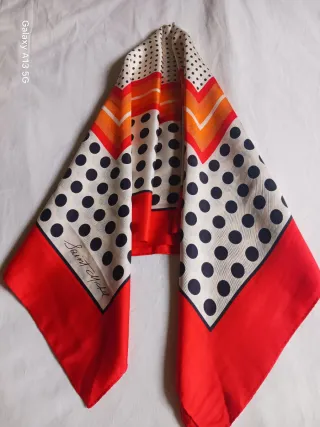 Foulard seta vintage Saint Michel