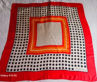 Foulard seta vintage Saint Michel