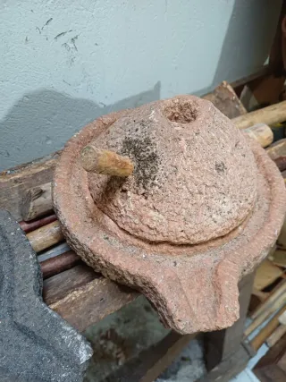 Bonito Molino de piedra para cereales