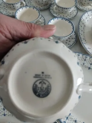 Vajilla Cartuja de Sevilla