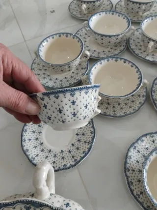 Vajilla Cartuja de Sevilla