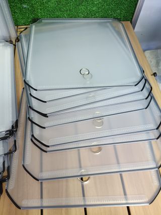 SONGMICS Estantería Modular, Armario Modular de 12 Cubos, Estantería de Plástico con Puertas, para Zapatillas, Ropa, Libros, Fácil de Montar, Blanco LPC342W01