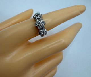 Anillo Oro 18kt Diamantes