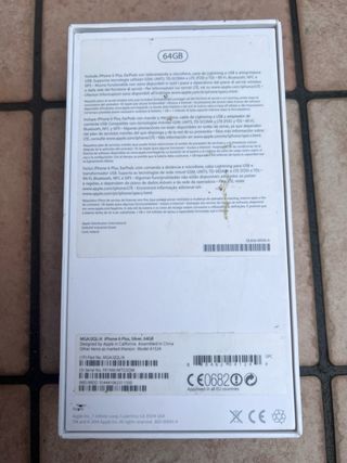 Scatola Originale iPhone 6 Plus 64GB Argento