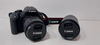 Canon T5i + Lentes 18-55mm y 55-200mm