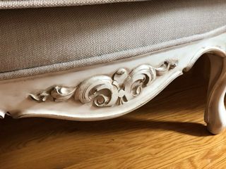 Sofá Isabelino Madera Maciza Tapizado