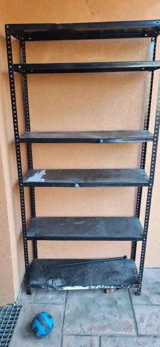 Estantería Metálica Negra