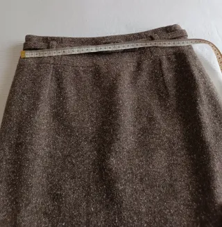 Falda Mango Marrón Talla M