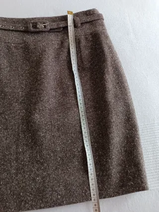 Falda Mango Marrón Talla M