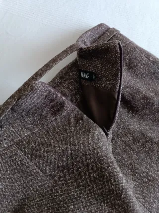 Falda Mango Marrón Talla M