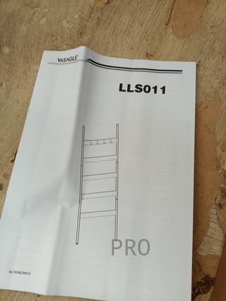 VASAGLE Estantería de Escalera Inclinada LLS011B01