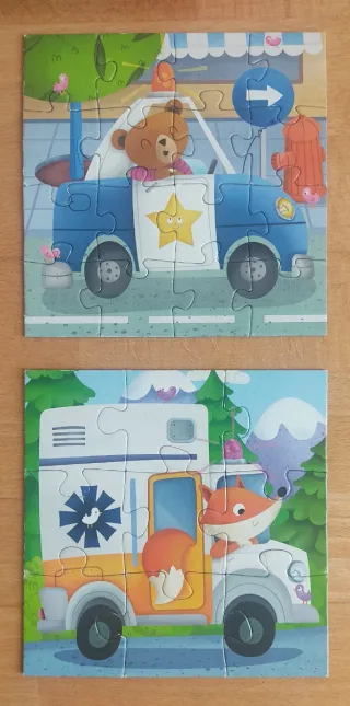 4 PUZZLES PROGRESIVOS EDUCA