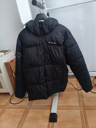 Chaqueta Columbia Negra con Capucha Talla M