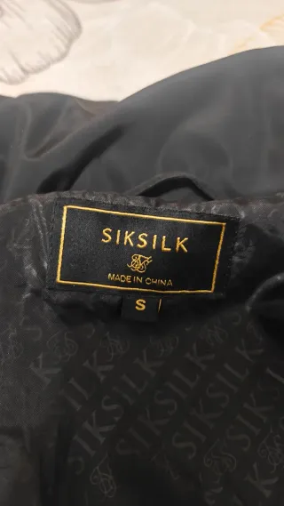 Chaquetón SikSilk Negro Talla S