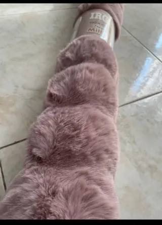 Tappeto rosa in poliestere