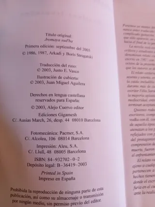 Destinos truncados 2003