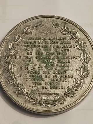 Medalla General Prim 1860